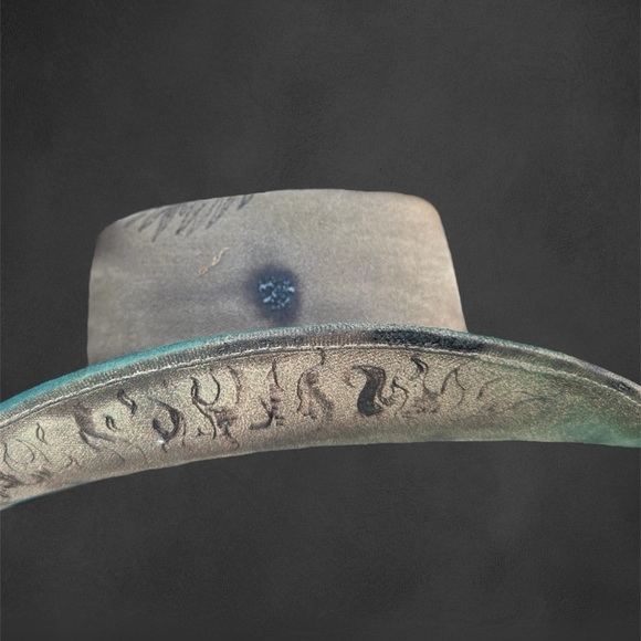 Jelly Roll inspired custom western concert festival hat - Picture 5 of 8